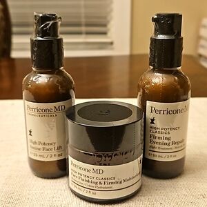 Perricone MD facial skincare, moisturizer set